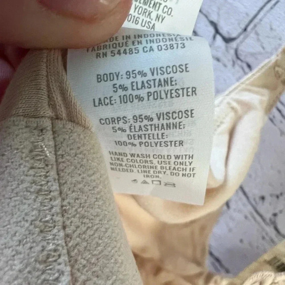 Aerie NWT Longline Racerback Bralette with Lace Detail Size Medium - Picture 6 of 6